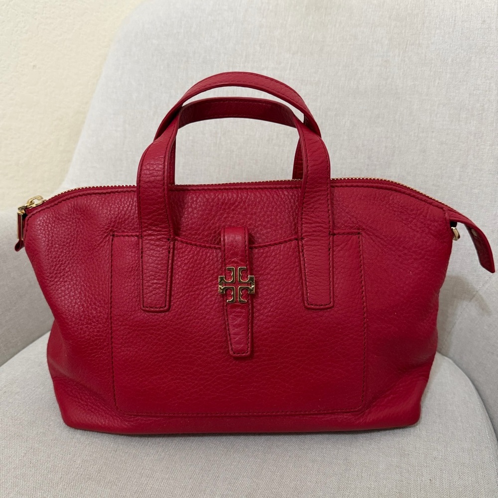 Tory Burch Red Leather Satchel